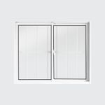 Janela-de-Correr-2-Folhas-com-Grade-Aluminio-Branco-100x120cm