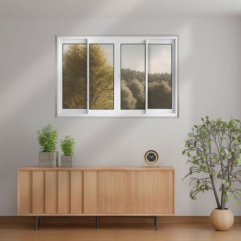 Janela-de-Correr-4-Folhas-sem-Grade-Aluminio-Branco-100x150cm