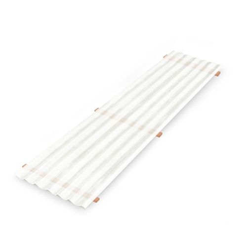 Telha Fibra de Vidro Incolor 0,6mm 2,44x1,1m Lux Telhas
