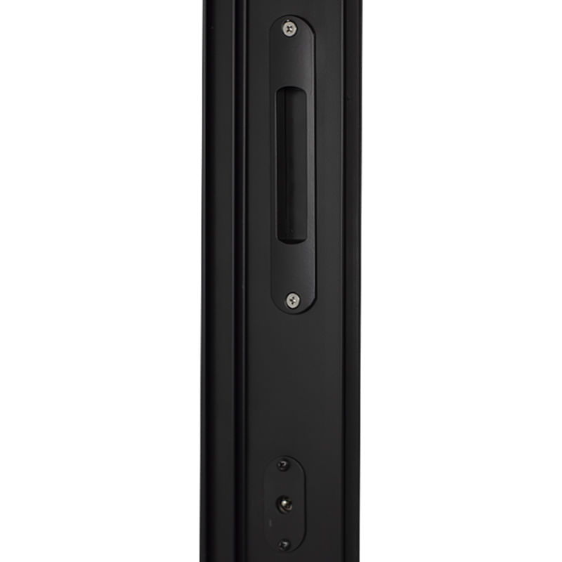 Porta-de-Correr-3-Folhas-Vidro-Liso-Aluminio-Preto-210x120cm