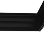 Porta-de-Correr-3-Folhas-Vidro-Liso-Aluminio-Preto-210x150cm