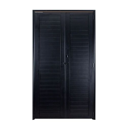 Porta Camarão Lambril Alumínio Preto Direito 210x70cm