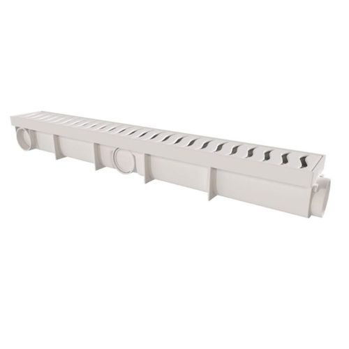 Ralo Linear Modulável Sifonado c/grelha Branco 50cm Estrela