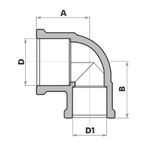 Joelho-90-Soldavel-Reducao-PVC-25mm-x-20mm-Fortlev