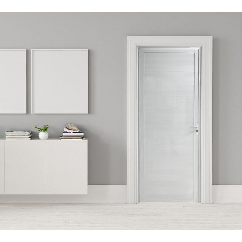 Porta-Laminada-Fechada-Aluminio-Branco-Esquerdo-210x80cm