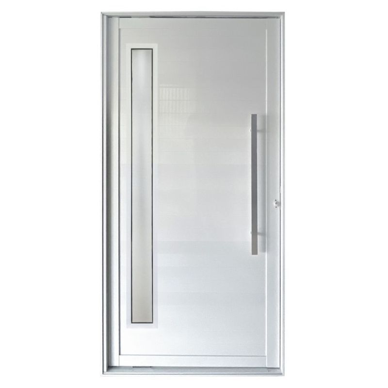 Porta-Pivotante-Aluminio-Branco-com-Puxador-e-Visor-Esquerdo-210x100cm