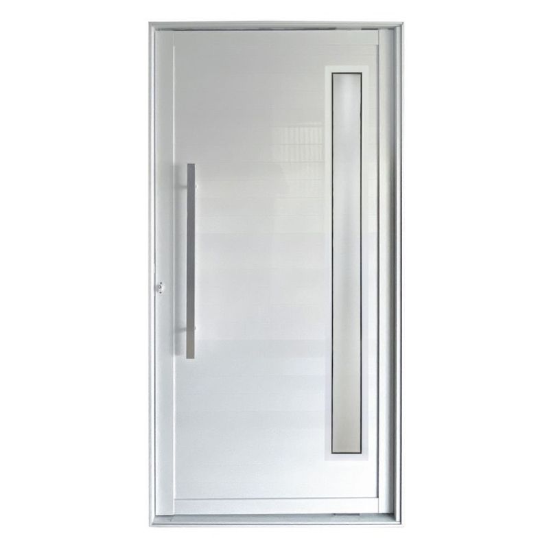 Porta-Pivotante-Aluminio-Branco-com-Puxador-e-Visor-Direito-210x100cm