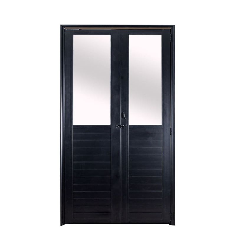 Porta-Camarao-Lambril-Vidro-Boreal-Aluminio-Preto-Direito-210x80cm