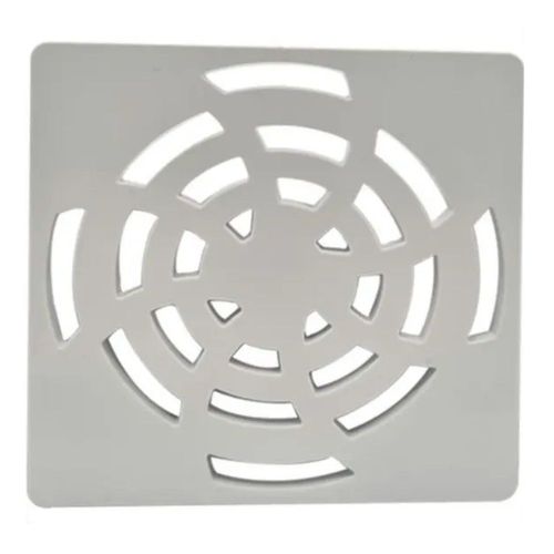 Grelha Quadrada PVC Branca DN100 Luconi