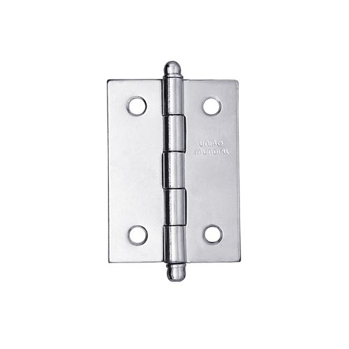 Dobradiça Pino Bola 2"X1.1/2" até 08Kg Cromada 03 Peças
