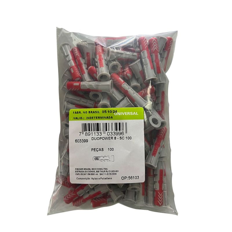 Bucha-Nylon-Universal-Duopower-8mm-100-Pecas