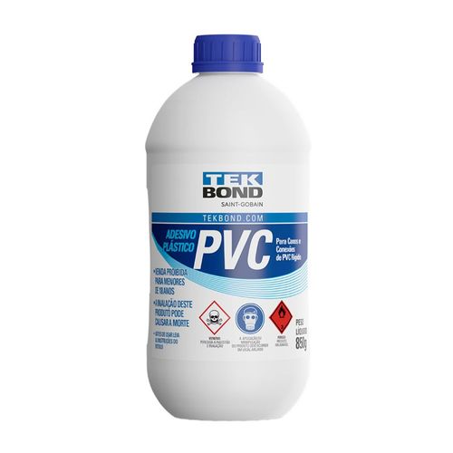Adesivo Plástico PVC Frasco 850g Tekbond