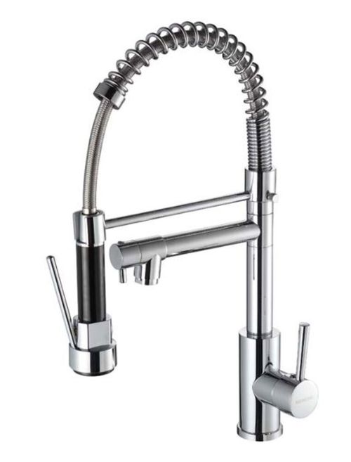 Monocomando para Cozinha Mesa Bica Alta 1/4V Cromado Gourmet Flex 48cm