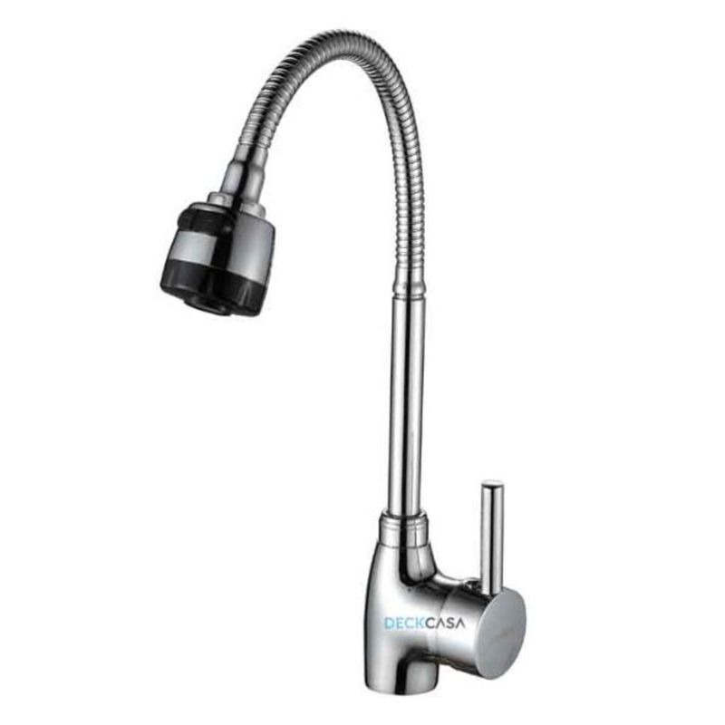Monocomando-para-Cozinha-Mesa-Bica-Alta-Cromado-Gourmet-Flexivel-33cm