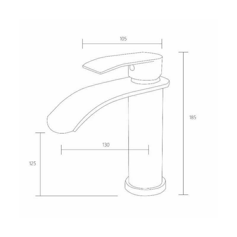Monocomando-para-Banheiro-Mesa-Bica-Baixa-Escovada-Cascata