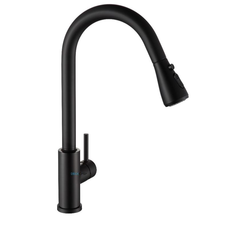 Monocomando-para-Cozinha-Mesa-Bica-Alta-Preto-Flexivel-42cm