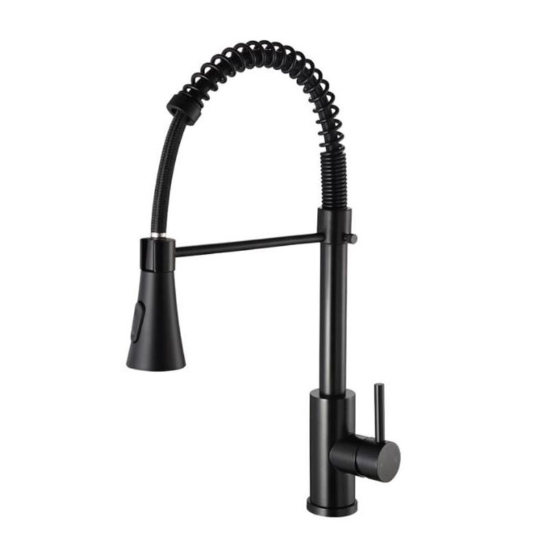 Monocomando-para-Cozinha-Mesa-1-4V-Bica-Alta-Preto-Goumert-50cm