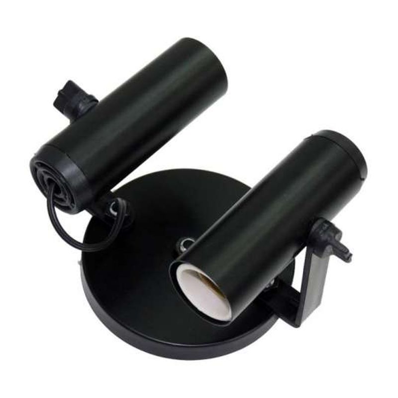 Spot-B-2-Sino-Sobrepor-em-Termoplastico-Preto-para-2-Lampadas-E27