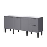 Gabinete-para-Cozinha-Cisne-195x515x86cm-MDP-MDF-Cinza