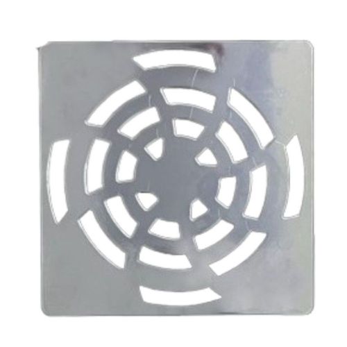 Grelha Quadrada PVC Cromada DN100 Luconi