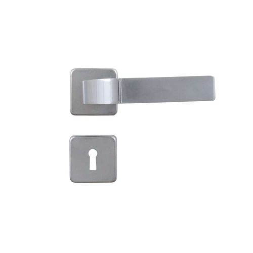 Fechadura Interna Roseta Quadrada Módena 40mm Cromado