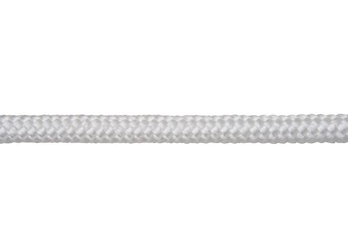 Corda Trançada Polipropileno Branca 8mm 550Kgf por Metro