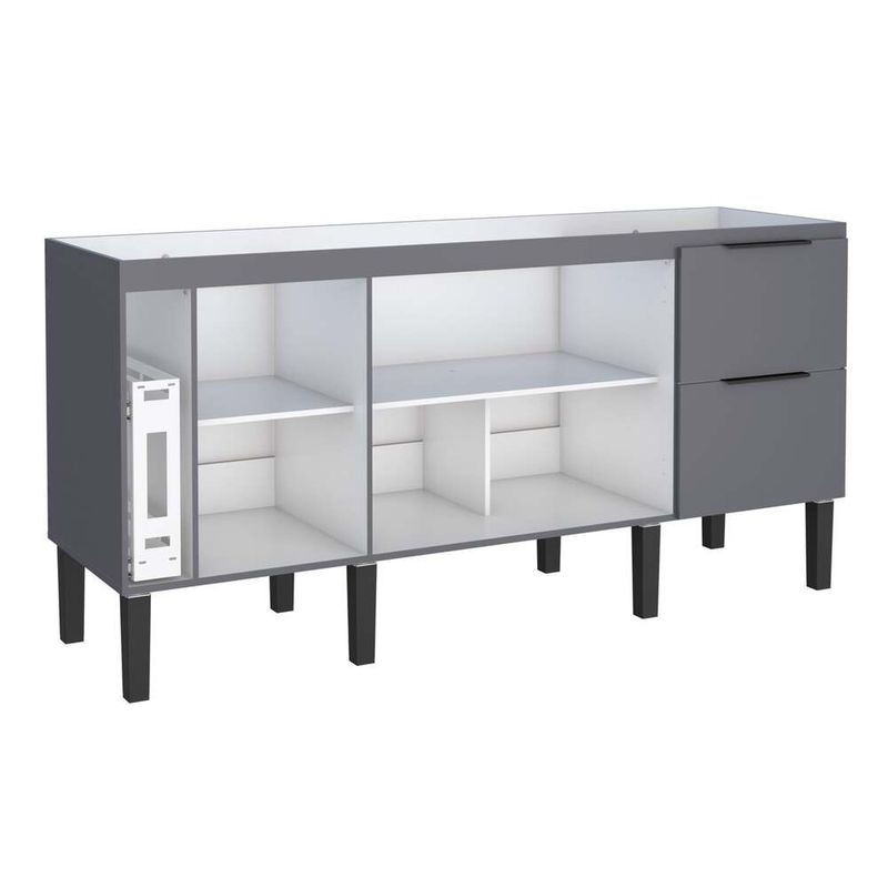 Gabinete-para-Cozinha-Cisne-175x515x86cm-MDP-MDF-Cinza