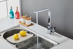 Monocomando-para-Cozinha-Mesa-Bica-Alta-Cromado-Luxo-Quadrado-36cm