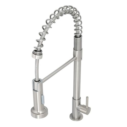Torneira para Cozinha Standard Mesa Bica Alta Escovado Goumert