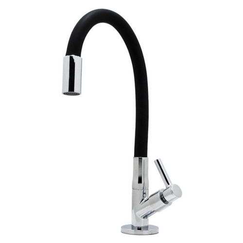 Torneira para Banheiro Mesa 1/4V Bica Média Preto Soft 1195 C29