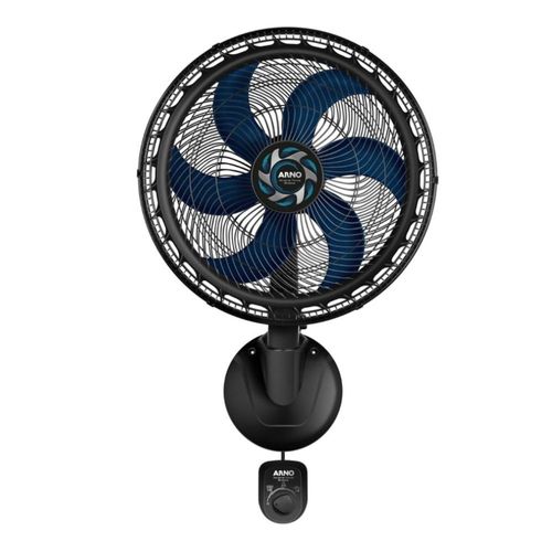 Ventilador de Parede XT Force Breeze Preto com 6 Pás 50cm 126W 127V