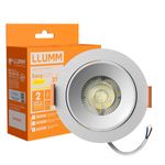 Spot-Led-Easy-Decor-Embutir-Redondo-Branco-5W-450-Lumens-Luz-Neutra