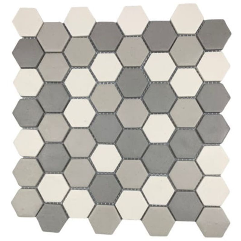 Pastilha-de-Porcelanato-Hexagonal-Eco987-Light-Gray-Blend-30x30cm