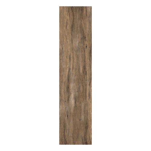 Piso Dakota Retificado Acetinado Marrom 25x110cm 1,92m2