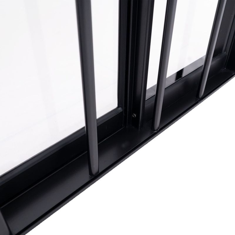 Janela-de-Correr-4-Folhas-com-Grade-Aluminio-Preto-100x200cm