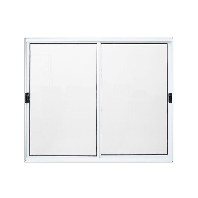 Janela-de-Correr-2-Folhas-sem-Grade-Aluminio-Branco-100x100cm
