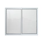 Janela-de-Correr-2-Folhas-sem-Grade-Aluminio-Branco-100x100cm