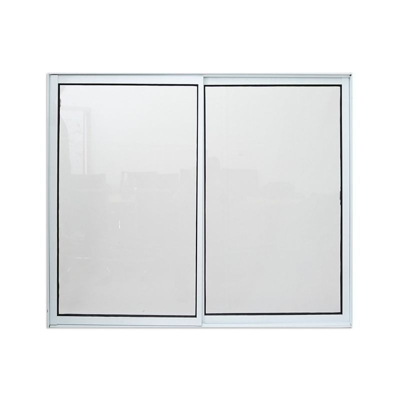 Janela-de-Correr-2-Folhas-sem-Grade-Aluminio-Branco-100x100cm