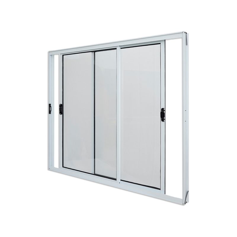 Janela-de-Correr-2-Folhas-sem-Grade-Aluminio-Branco-100x100cm