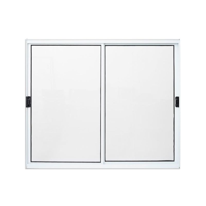 Janela-de-Correr-2-Folhas-sem-Grade-Aluminio-Branco-100x120cm