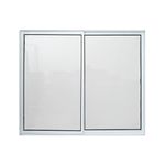 Janela-de-Correr-2-Folhas-sem-Grade-Aluminio-Branco-100x120cm