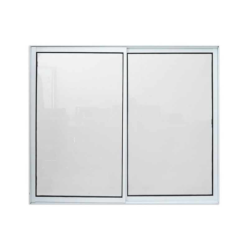 Janela-de-Correr-2-Folhas-sem-Grade-Aluminio-Branco-100x120cm