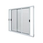 Janela-de-Correr-2-Folhas-sem-Grade-Aluminio-Branco-100x120cm