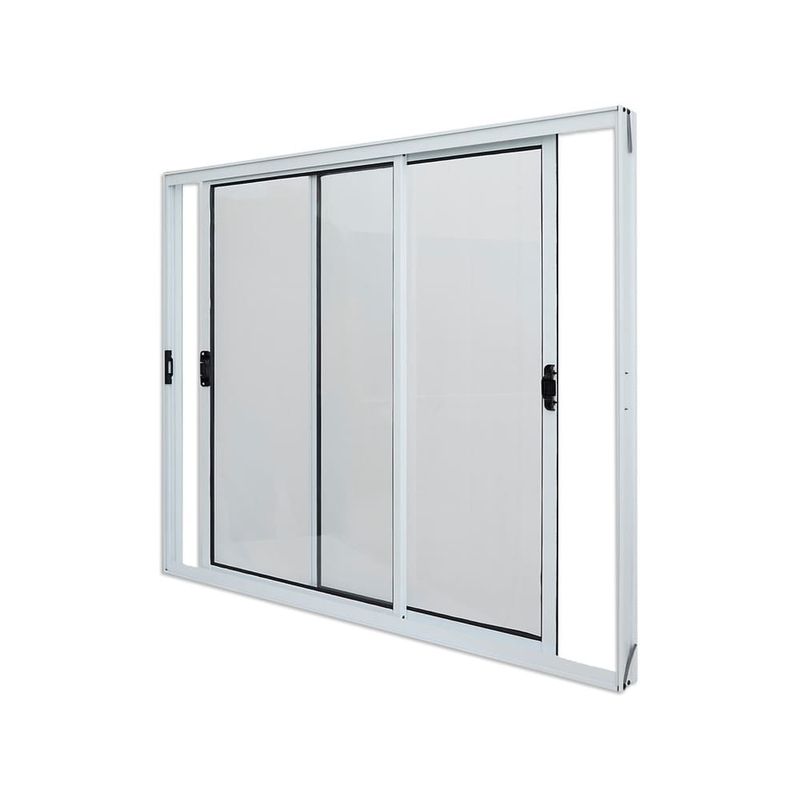 Janela-de-Correr-2-Folhas-sem-Grade-Aluminio-Branco-100x120cm