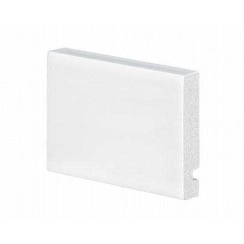 Guarnição Poliestireno Liso Branco 07x1,3x225cm
