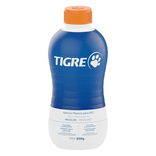 Adesivo Plástico PVC Frasco 850g Incolor Tigre