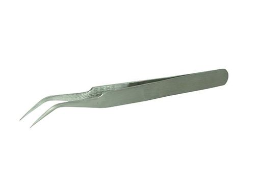 Pinça Ponta Curva de Aço Inox Anti Magnético HK-15 120mm Hikari