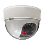 Camera-Falsa-Led-Mini-Dome-3-Polegadas-Branca-Bivolt