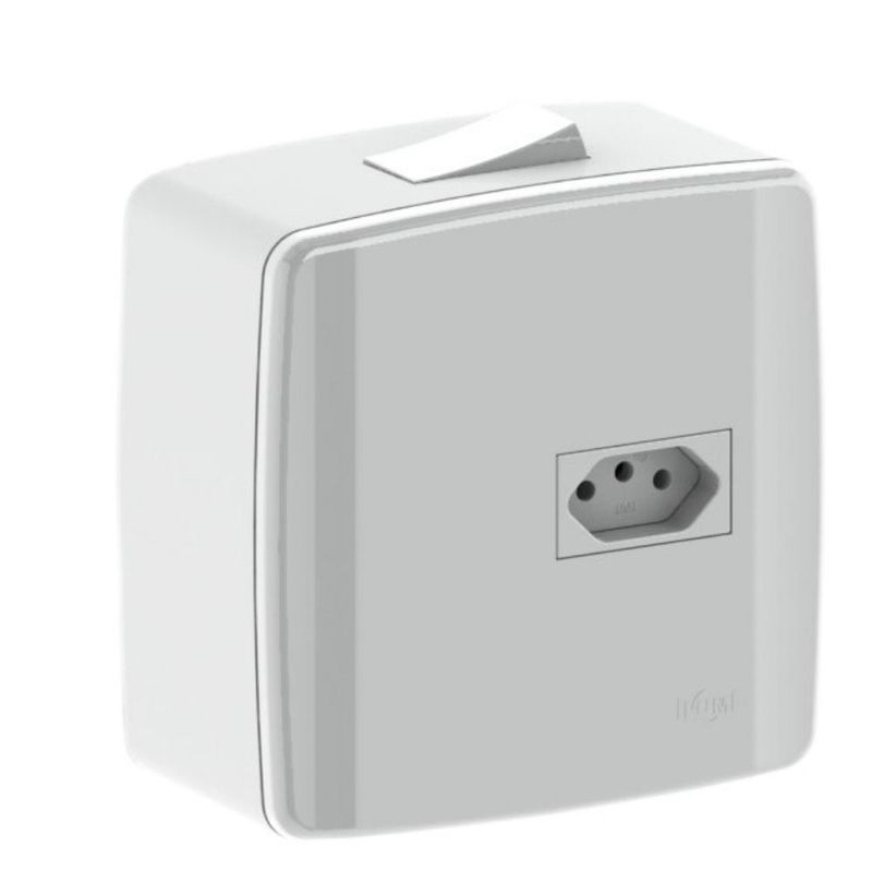Caixa-com-1-Interruptor-25A-Tomada-20A-Sobrepor