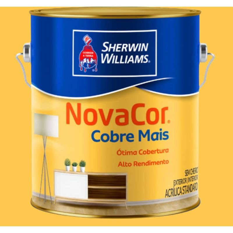 Tinta-Standard-Acrilica-Fosco-Novacor-Cobre-Mais-Amarelo-Sol-36L
